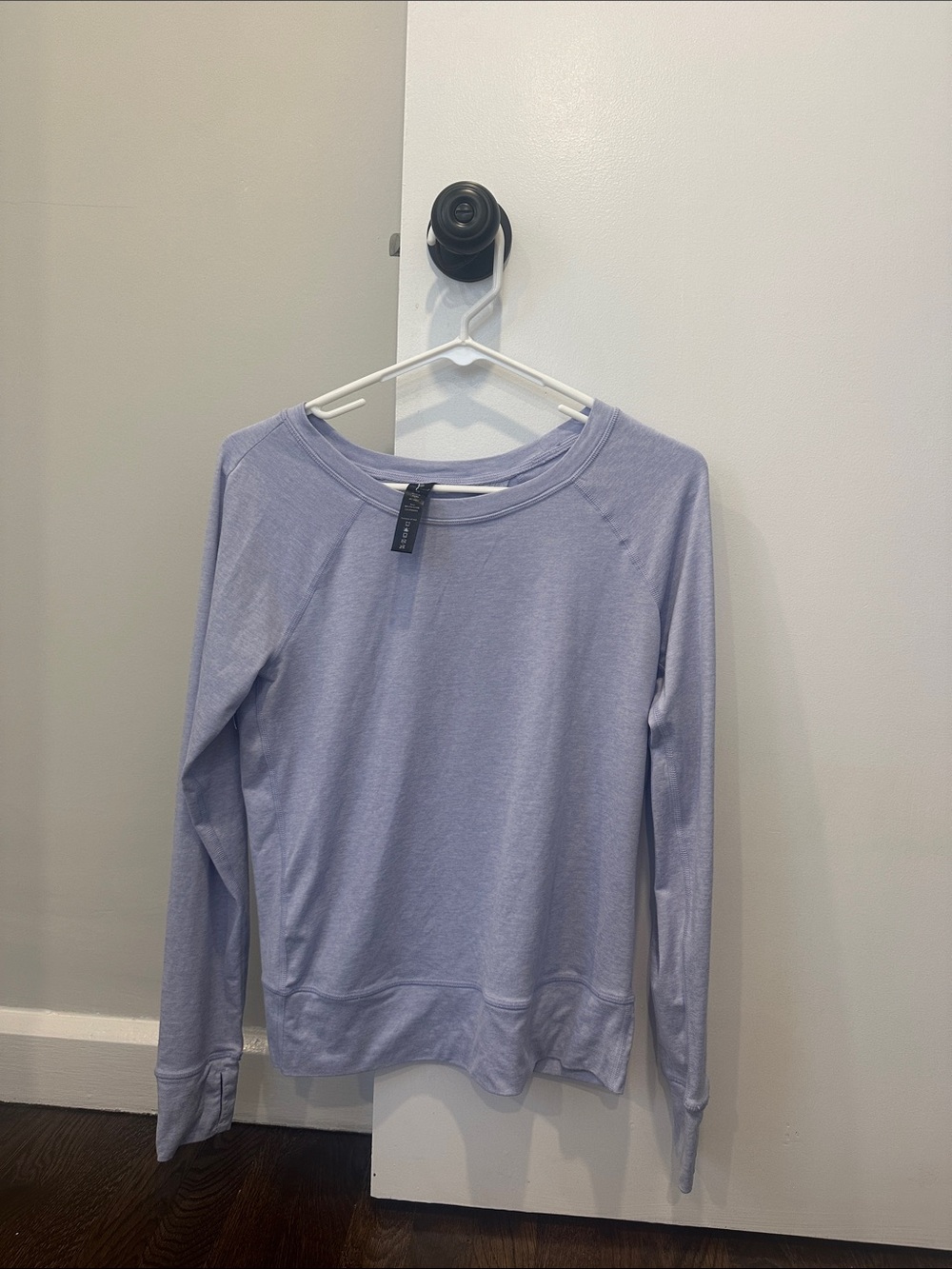 Yogalicious Light Lavender Long-Sleeve Crewneck